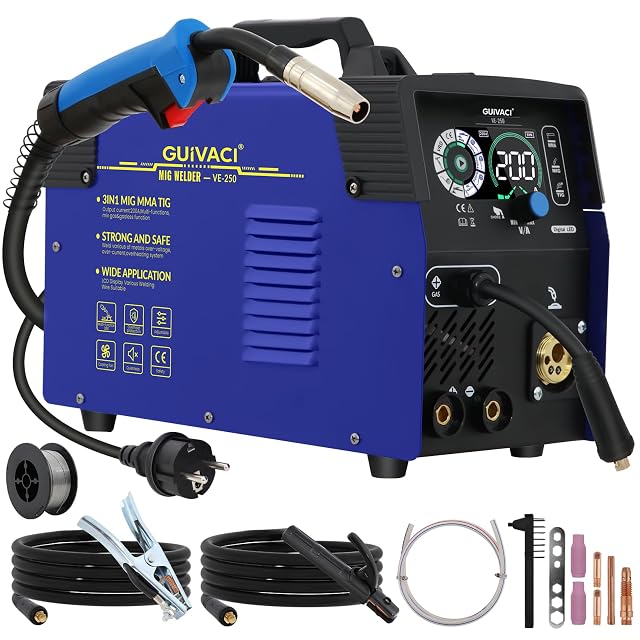 Saldatrice inverter MIG/MAG GUIVACI da 200 A, fotografia del prodotto